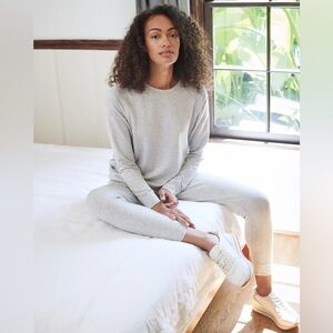 Quince SuperSoft Fleece Crew Neck Sweatshirt L